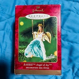 Angel of Joy Barbie Hallmark Keepsake Christmas Ornament 2000